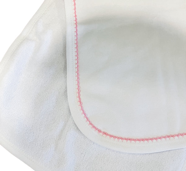 Picot Trim Burp Cloth