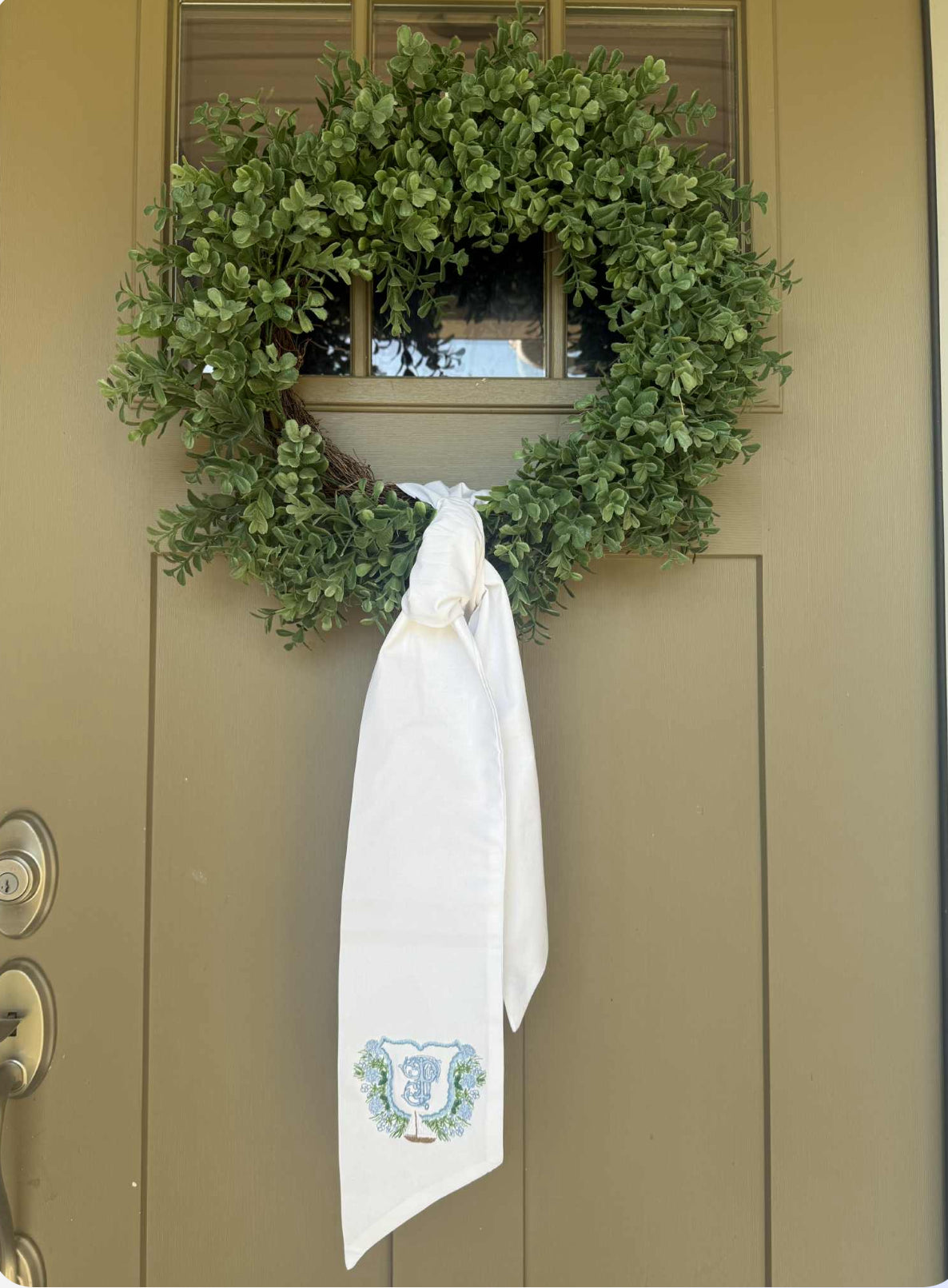 Wreath Sash